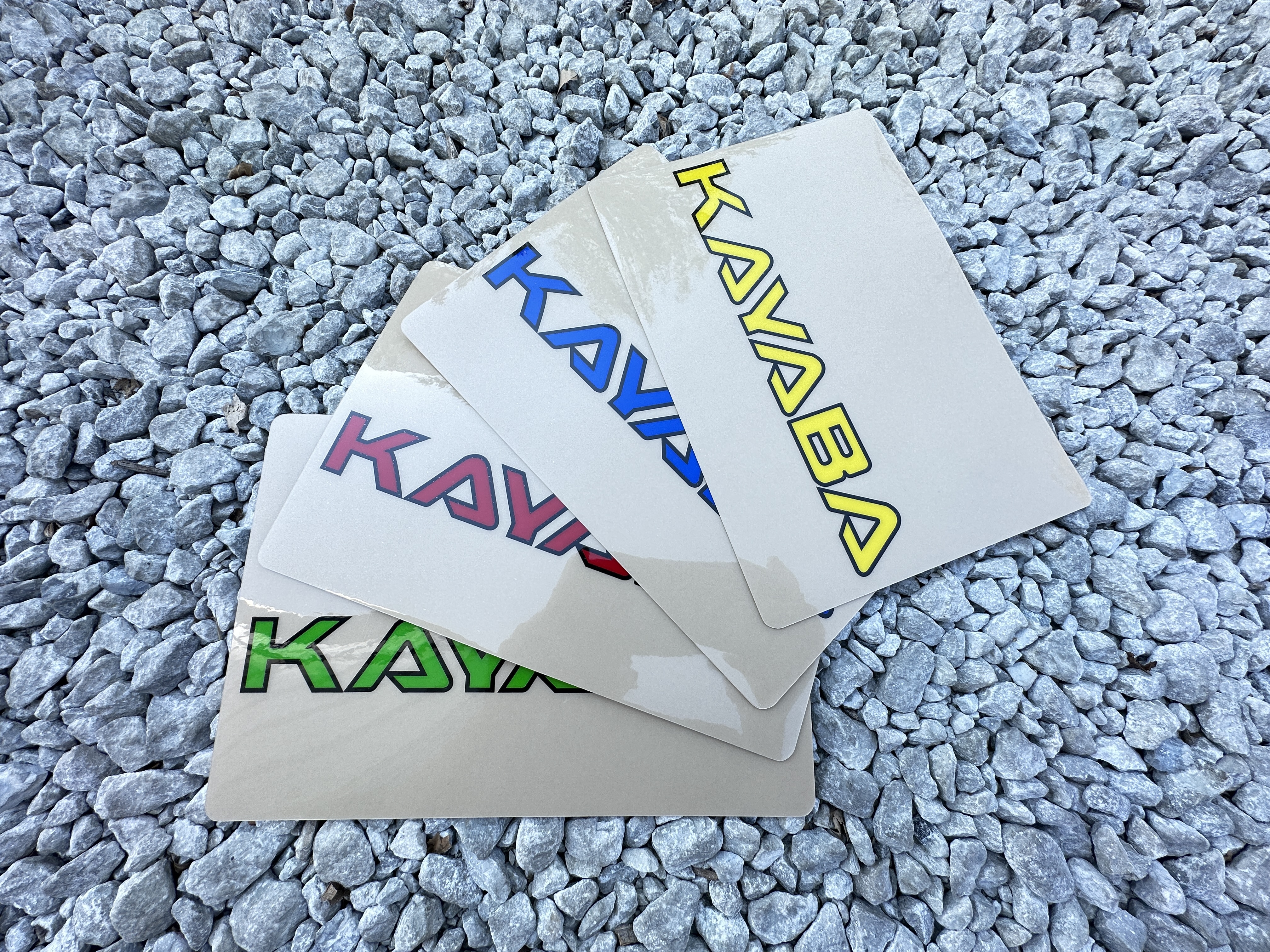 VERTICAL SHOWA LOGO FORK DECALS